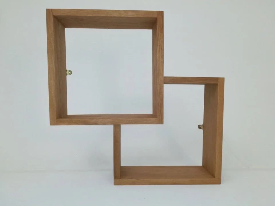 Solid oak shelving unit display handmade Shelves bookcase Brand new