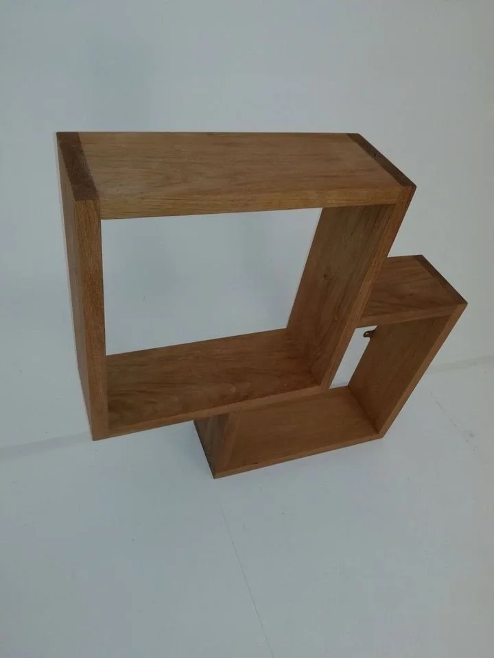 Solid oak shelving unit display handmade Shelves bookcase Brand new