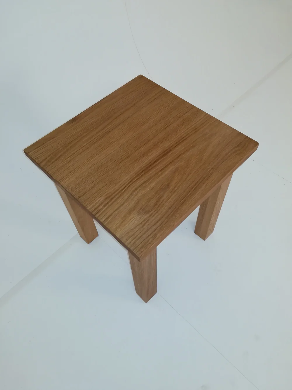 solid oak side table chunky hand made can make any size