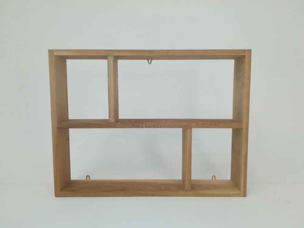 Any size Solid oak wall shelf handmade furniture shelving bookcase shelves
